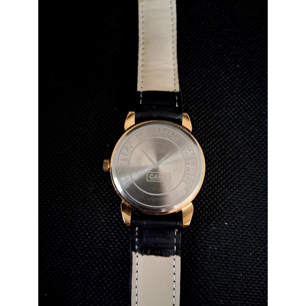 Vintage Camy Men's Leather Mechanical Watch RARE - Picture 8 of 8